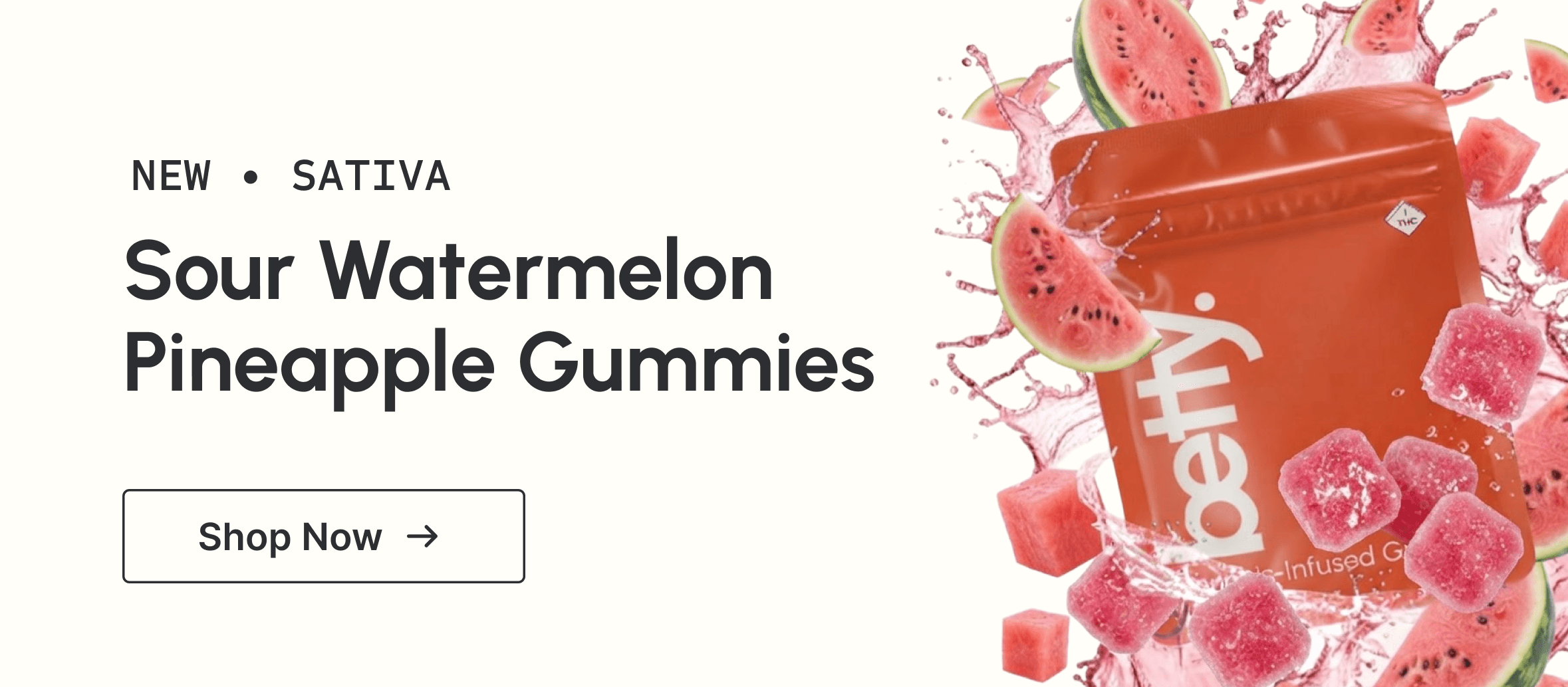 Sour Watermelon Pineapple Betty Gummies Sativa