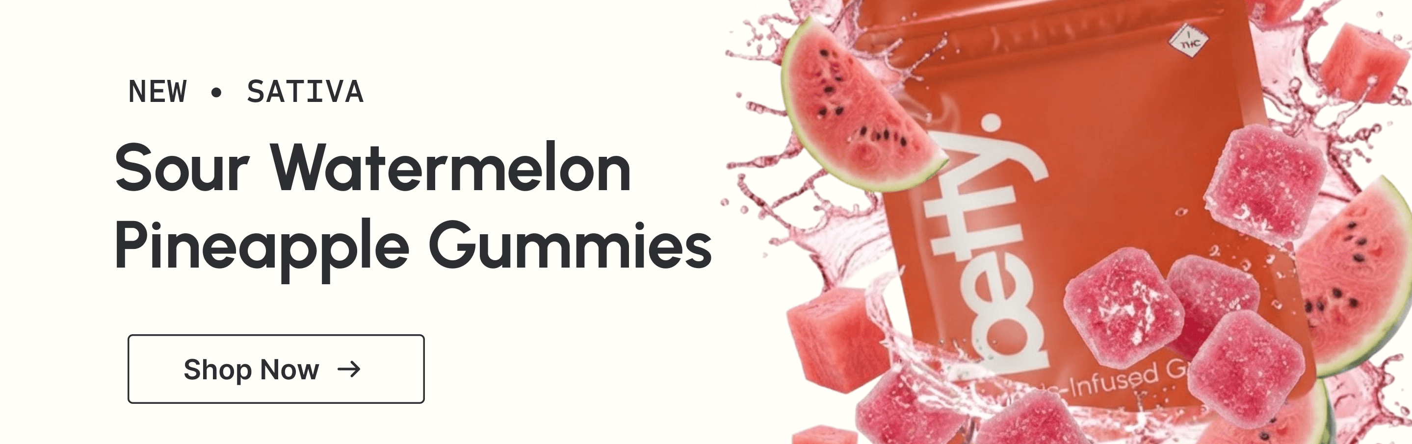 Sour Watermelon Pineapple Betty Gummies Sativa