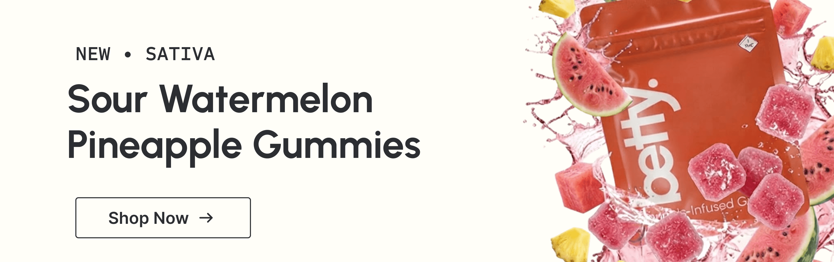 Sour Watermelon Pineapple Betty Gummies Sativa
