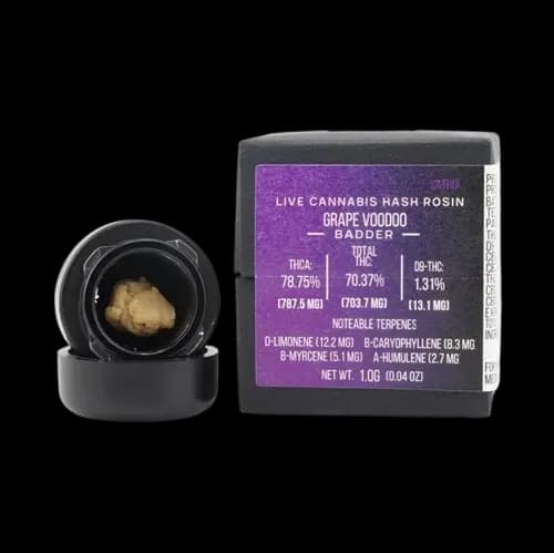 Moxie concentrate live rosin 1gm grape voodoo image